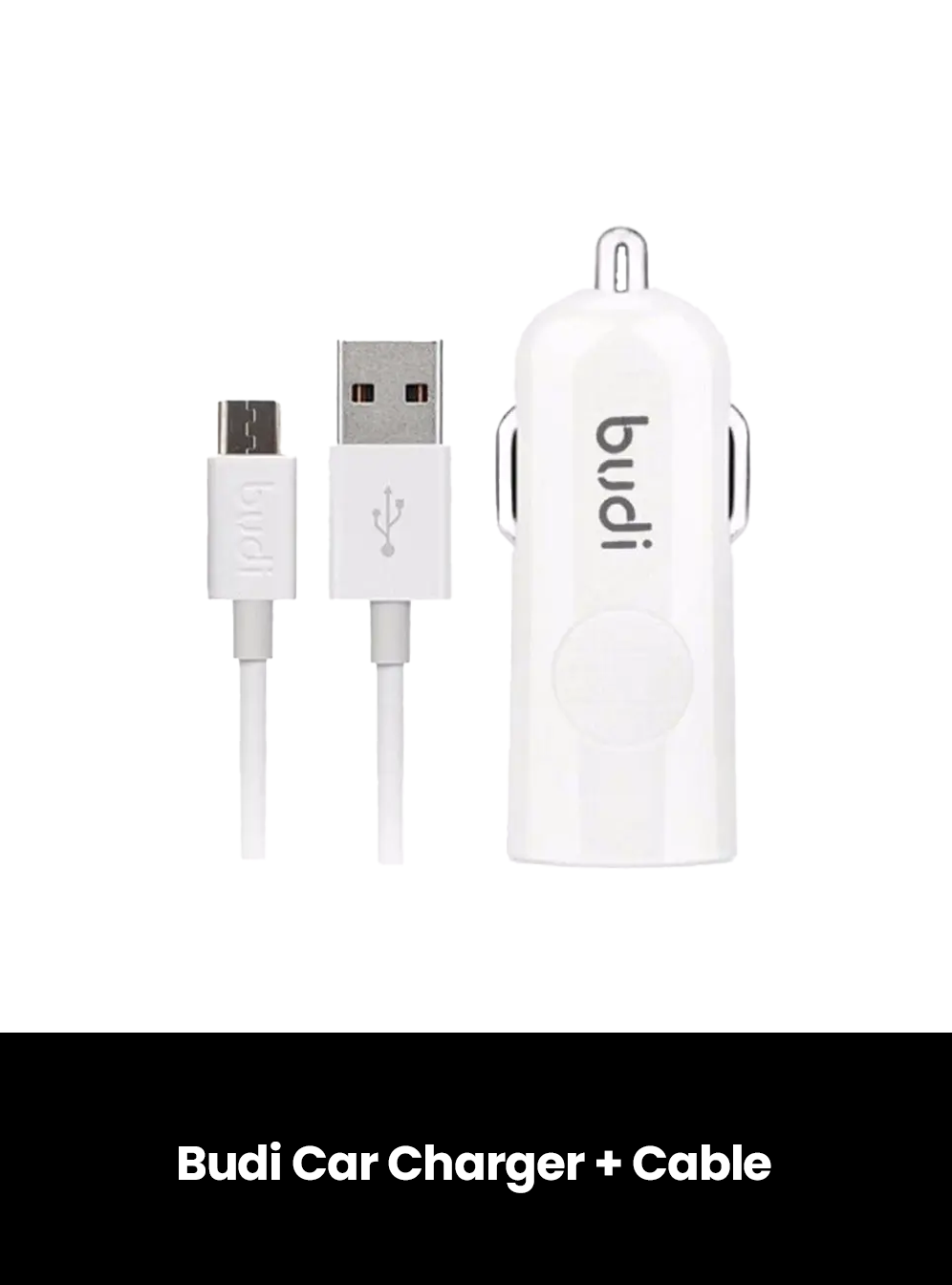 Budi Car Charger + Cable