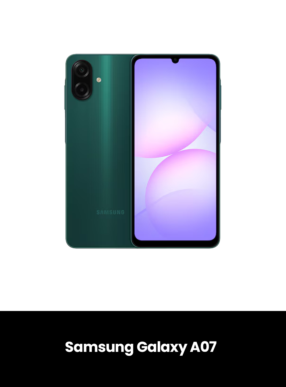 Samsung A07 Brand New, Colour: Green, Storage: 64GB