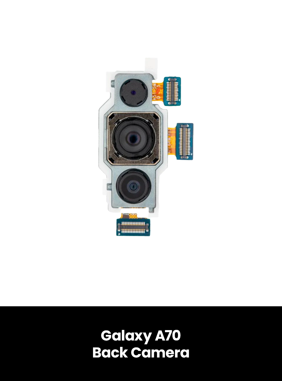 Galaxy A70 Repairs, Colour: Black, Nano Repair: Back Camera Replacement