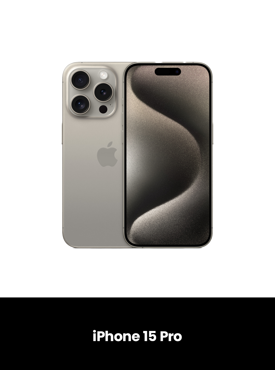 iPhone 15 Pro Nano Approved, Colour: Natural Titanium, Size: 1TB