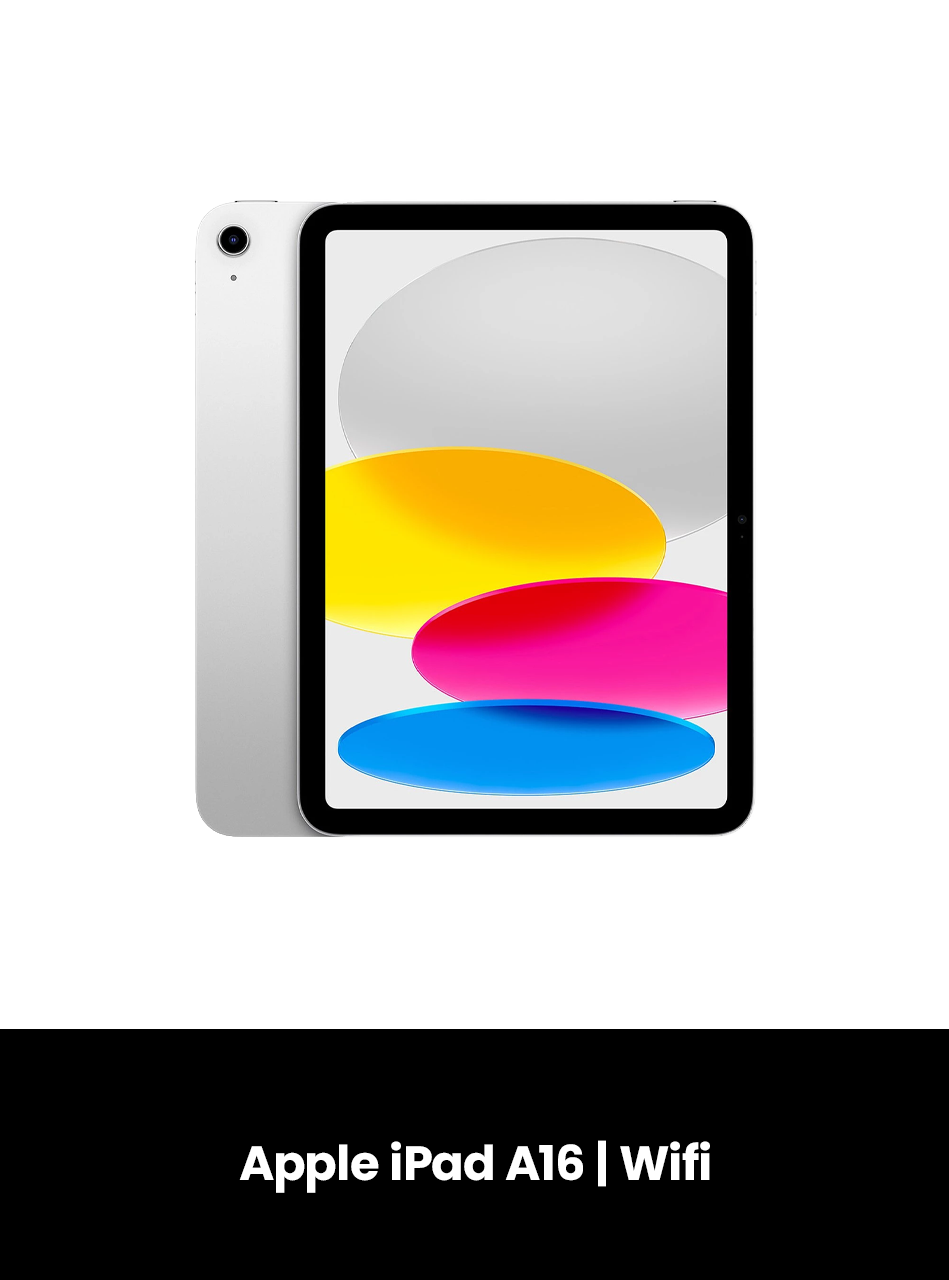 Apple iPad A16 | Wifi Nano Approved, Colour: Silver, Size: 128GB