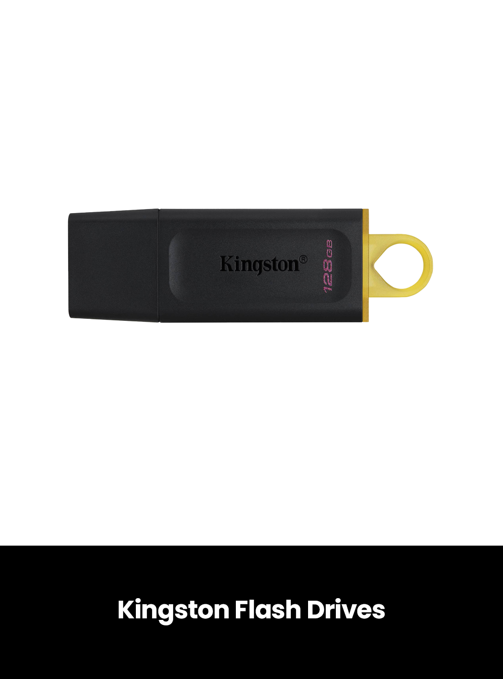 Kingston Flash Drives, Size: 128GB, Style: USB A