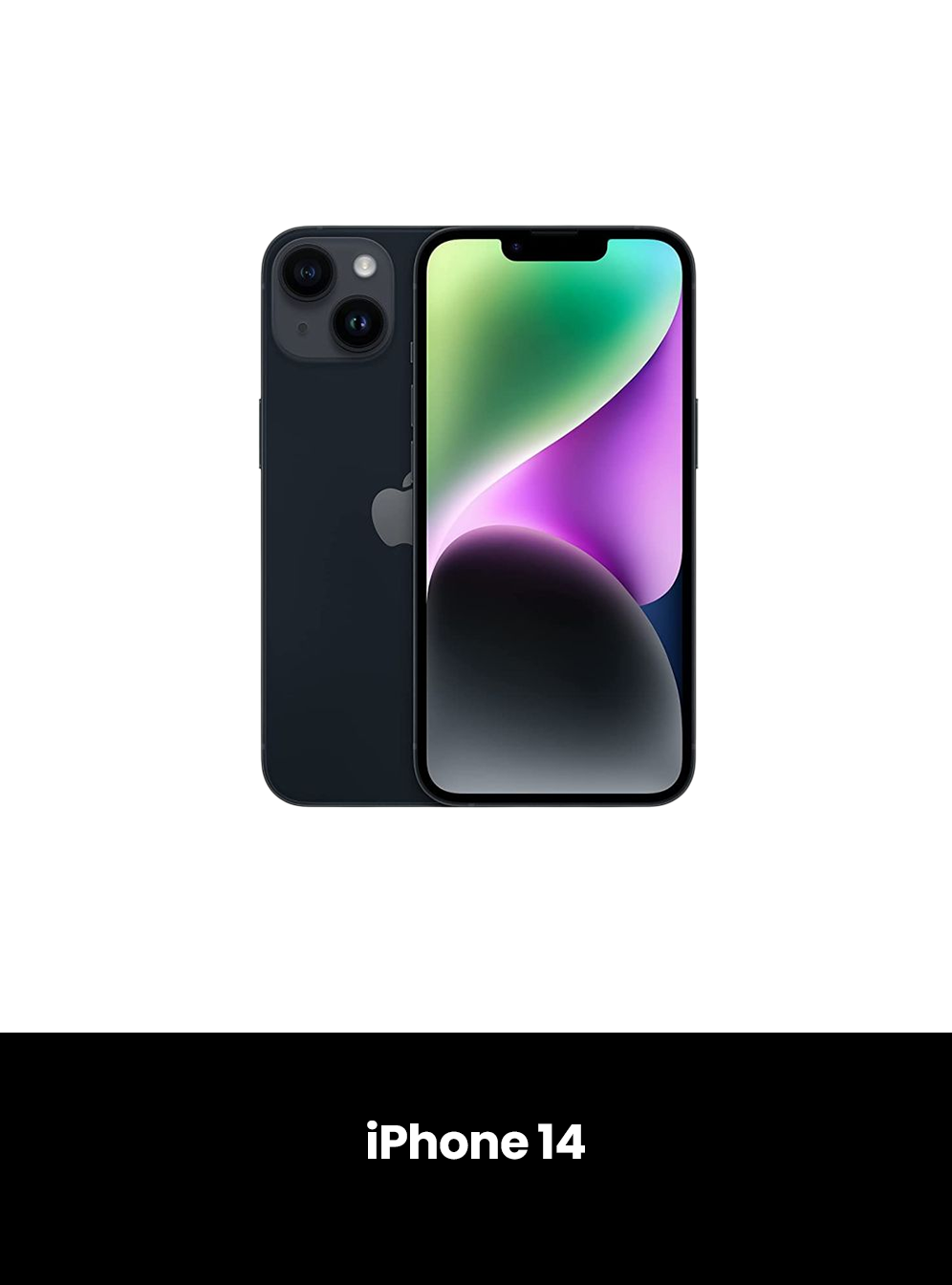 iPhone 14 Nano Approved, Colour: Midnight, Storage: 128GB