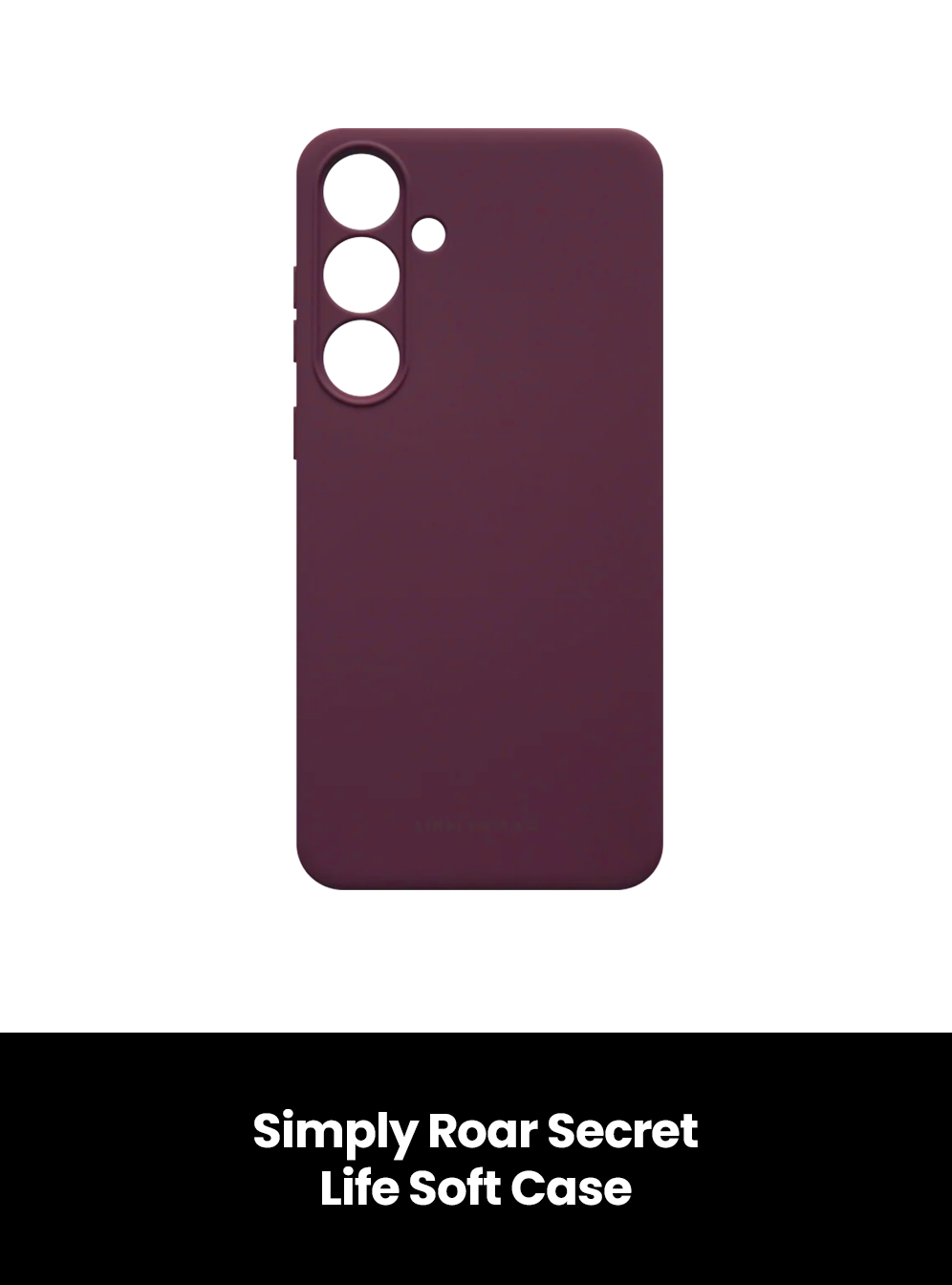 Simply Roar Secret Life Soft Case - Samsung, Color: Wine Red, Size: Samsung Galaxy S22