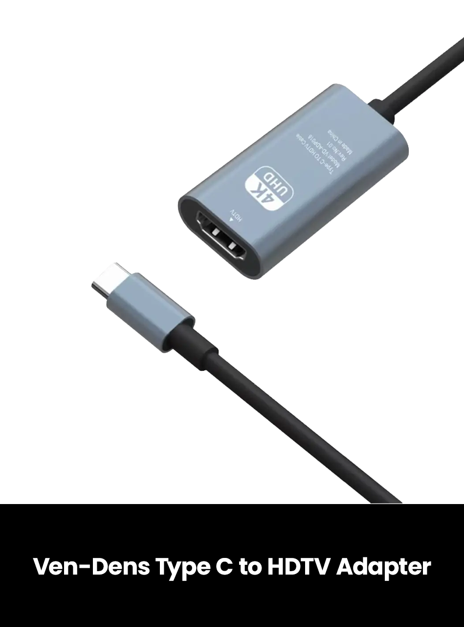 Ven-Dens Type C to HDTV Adapter