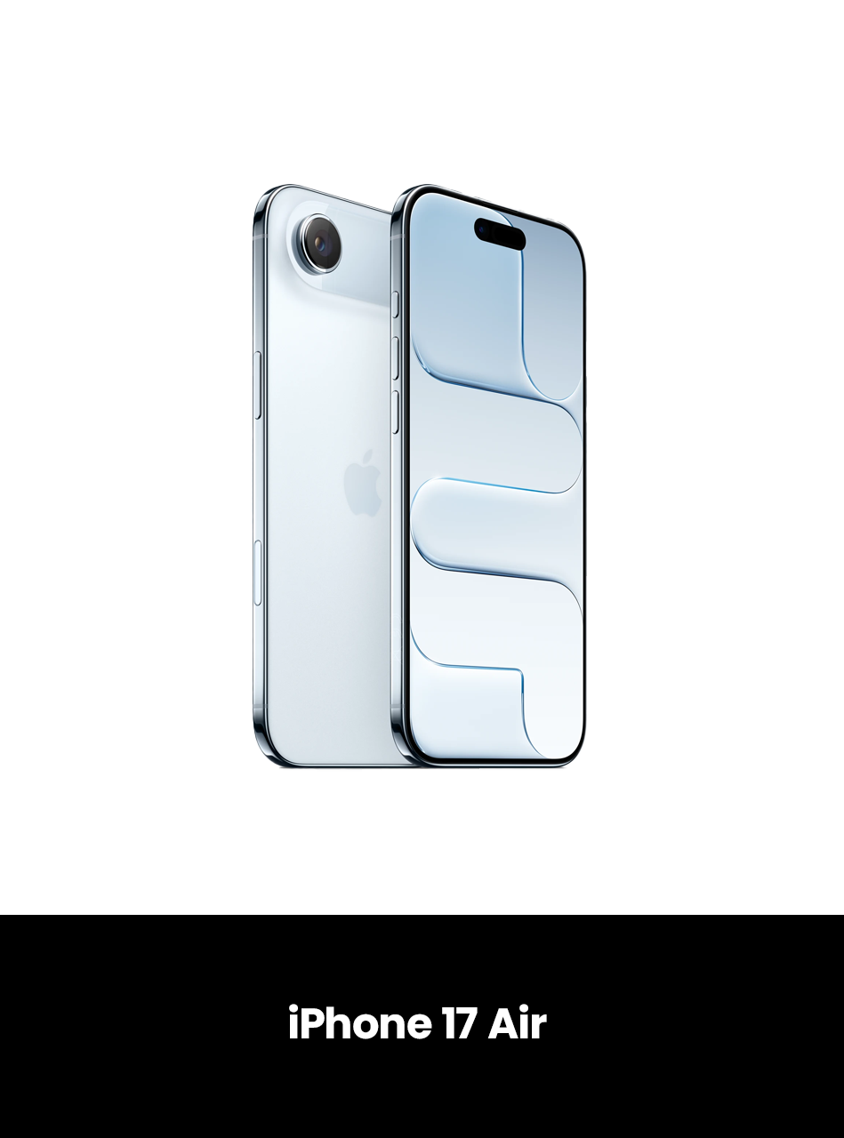 Apple iPhone 17 Air Nano Approved, Colour: Sky Blue, Size: 256GB