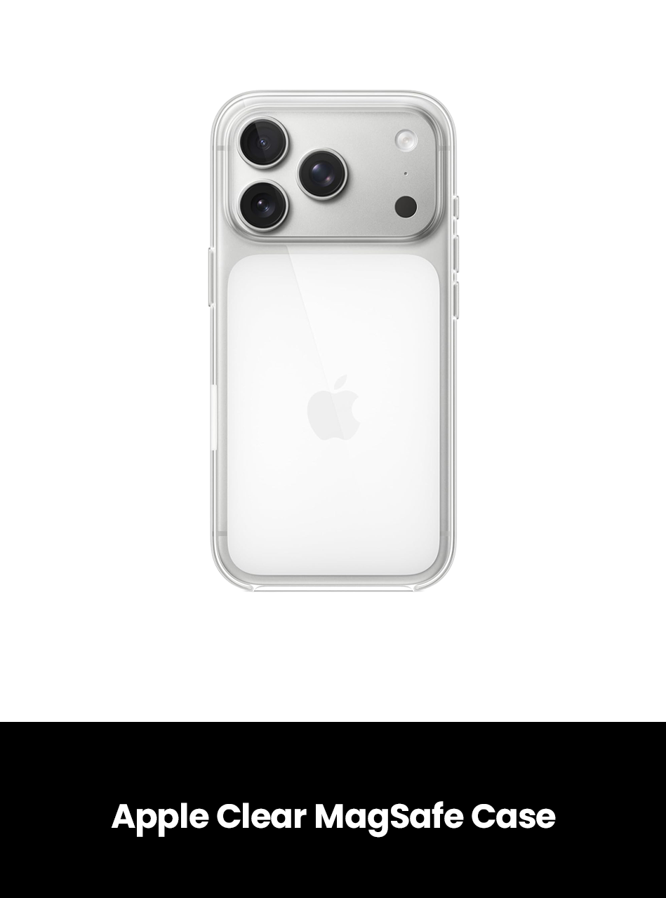 Apple Clear MagSafe Case, Colour: Clear, Model: iPhone 17 Pro