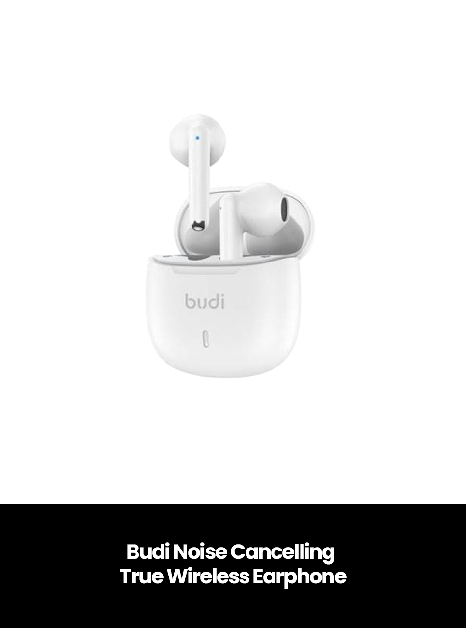 Budi Noise Cancelling True Wireless Earphone, Model: ANC