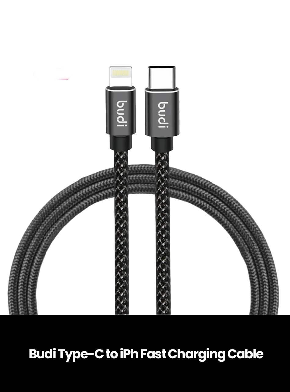 Budi Type-C to iPh Fast Charging Cable