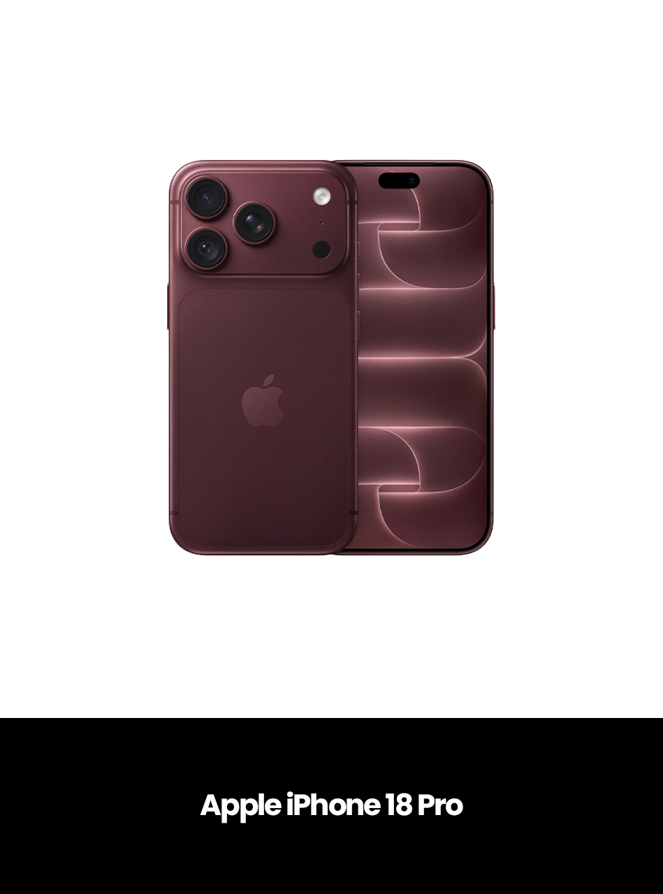 Apple iPhone 18 Pro Brand New, Colour: Burgundy, Size: 256GB
