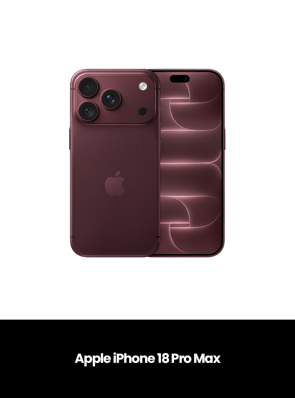 Apple iPhone 18 Pro Max Brand New, Colour: Burgundy, Size: 256GB