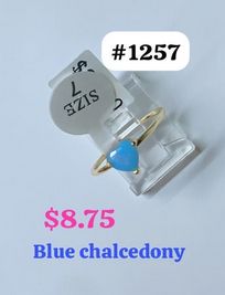Cupid Blue Gold Plated Ring