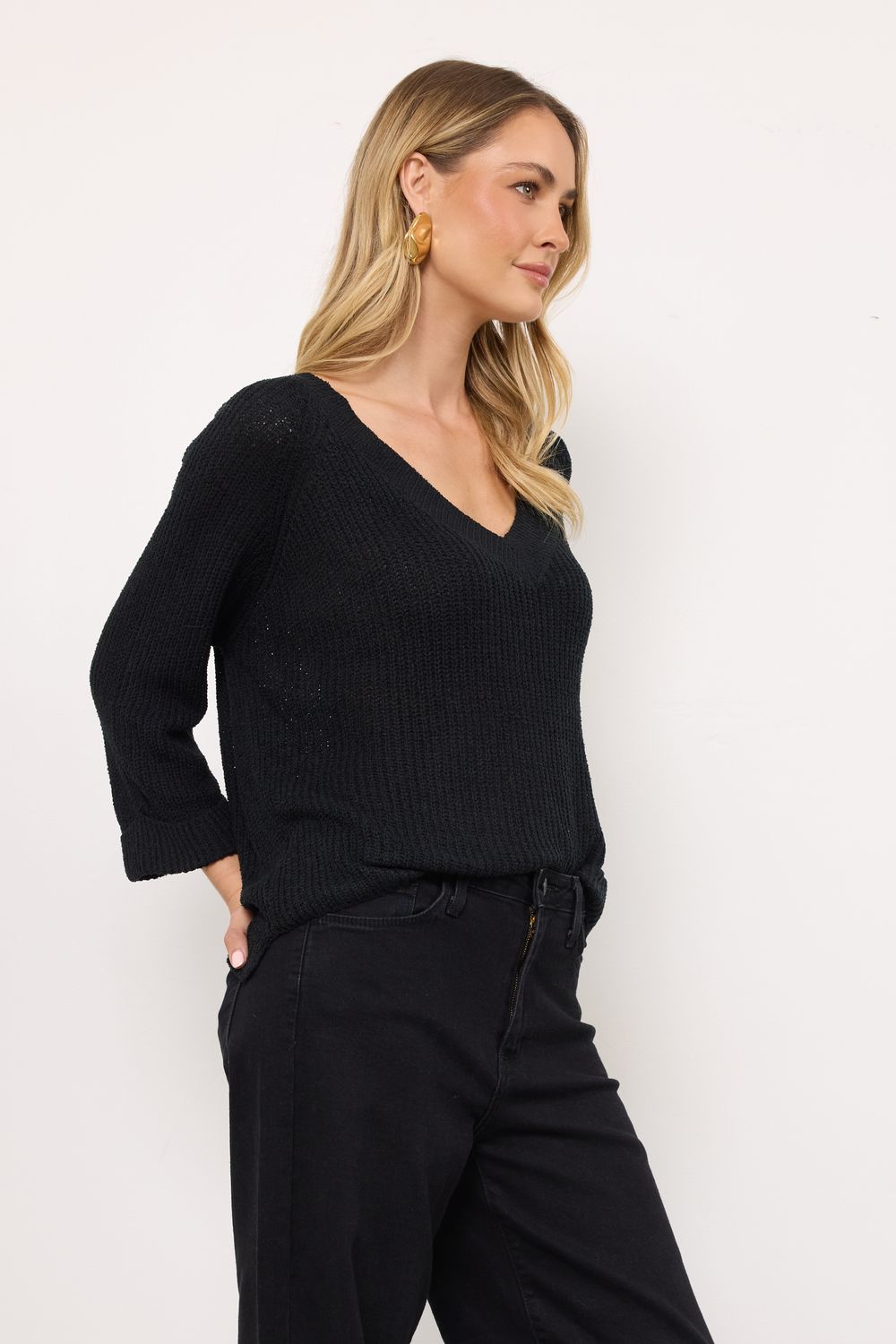 Hadley Everyday Black Knit