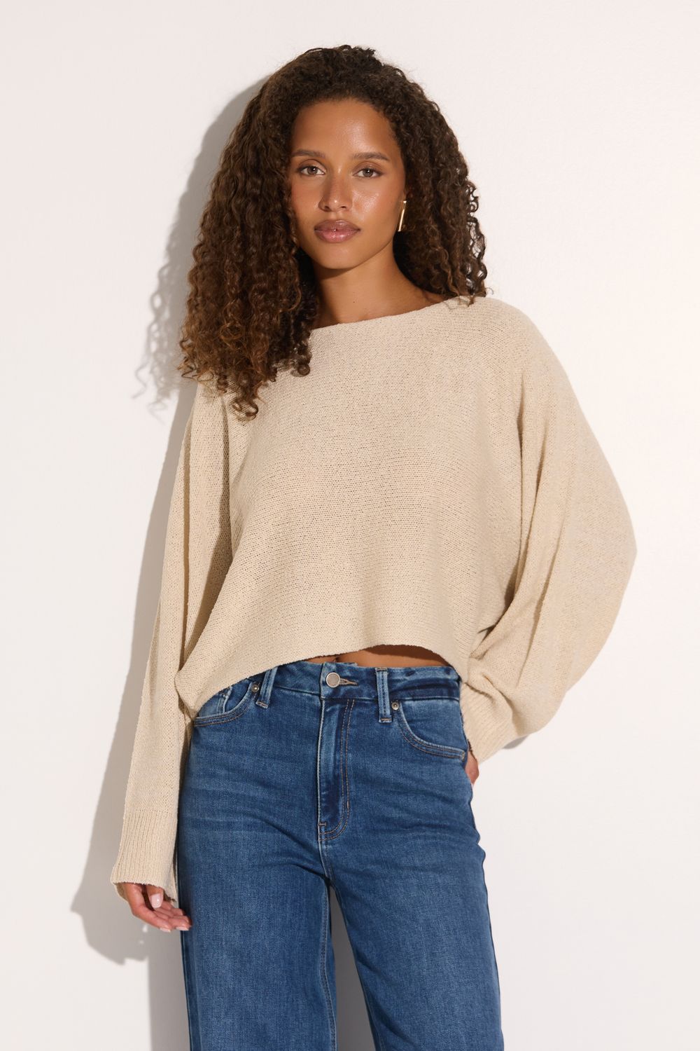 Good Life Natural Knit Top