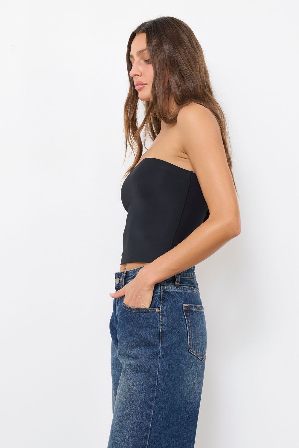 Bonding Black Tube Top