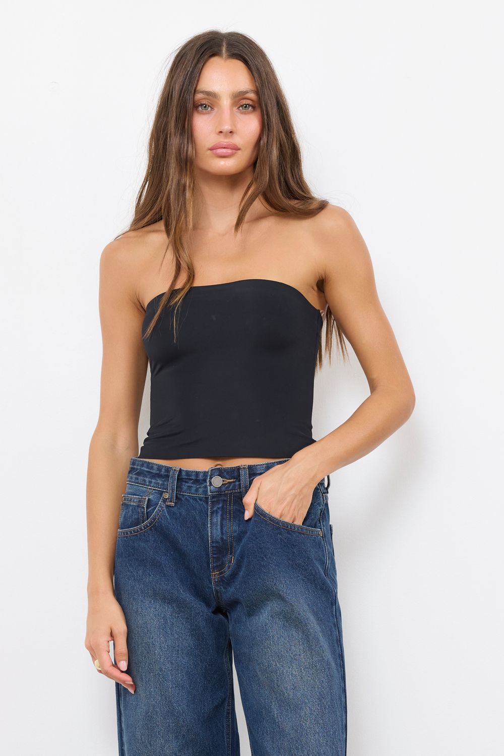 Bonding Black Tube Top