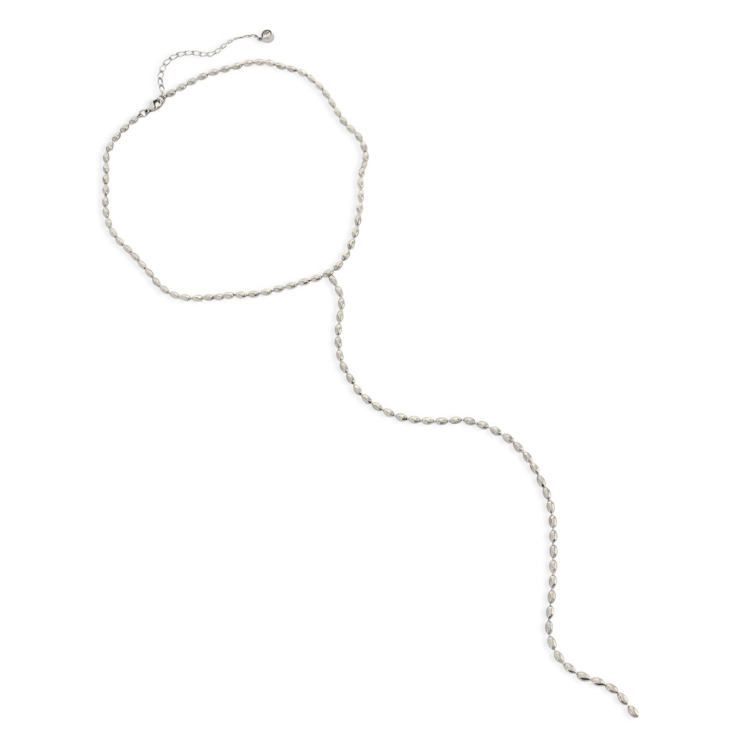 Roasted Sterling Silver Necklace