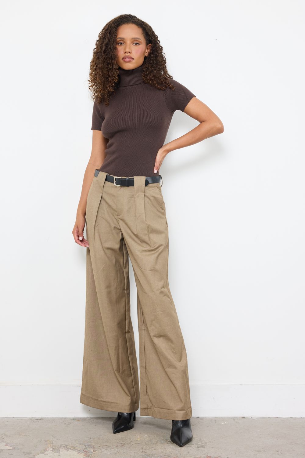 Take Me Away Taupe Pants
