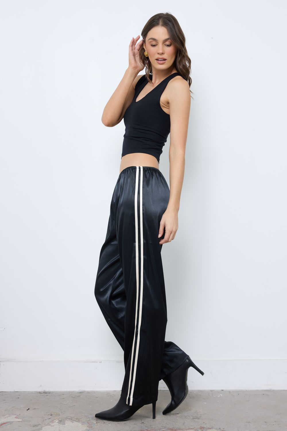 Track Star Black Pants