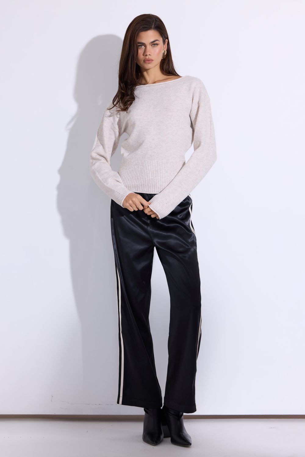 Track Star Black Pants