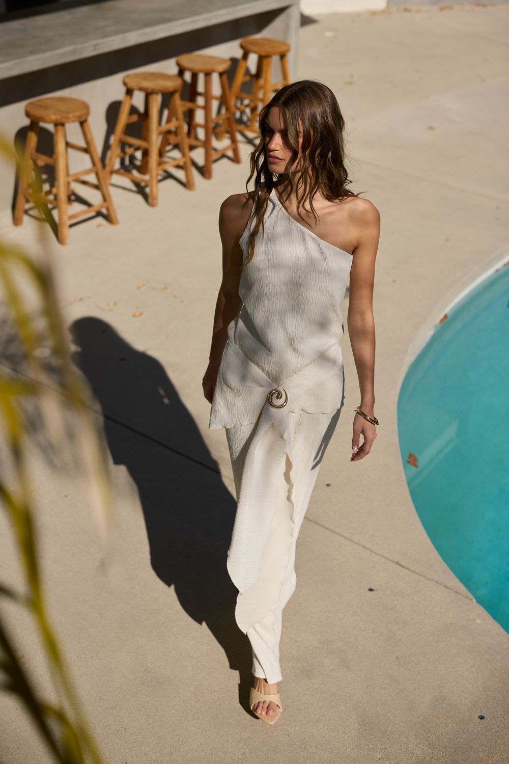 Swept Away Bone Top
