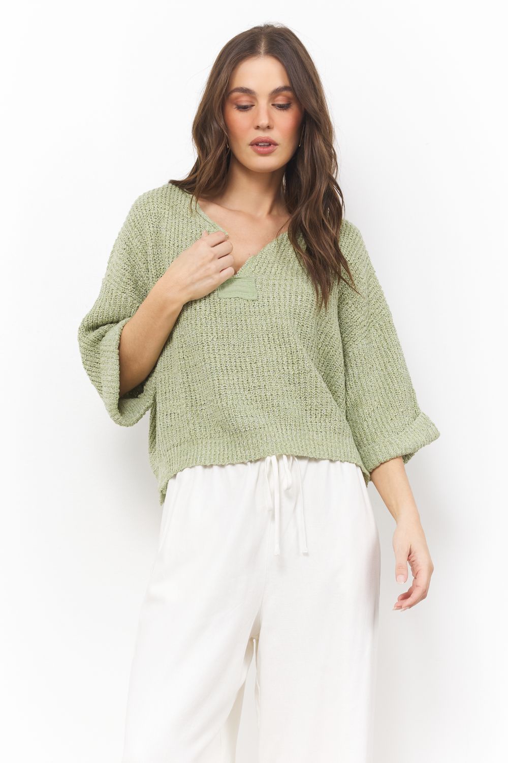 Loose The Attitude Sage Top