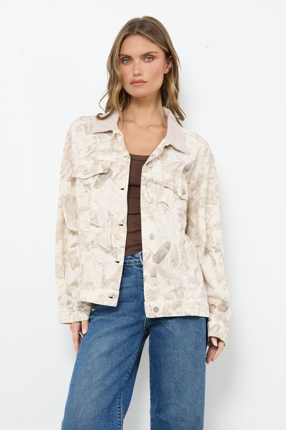 Inspired By SJ Cream Tan Jacket