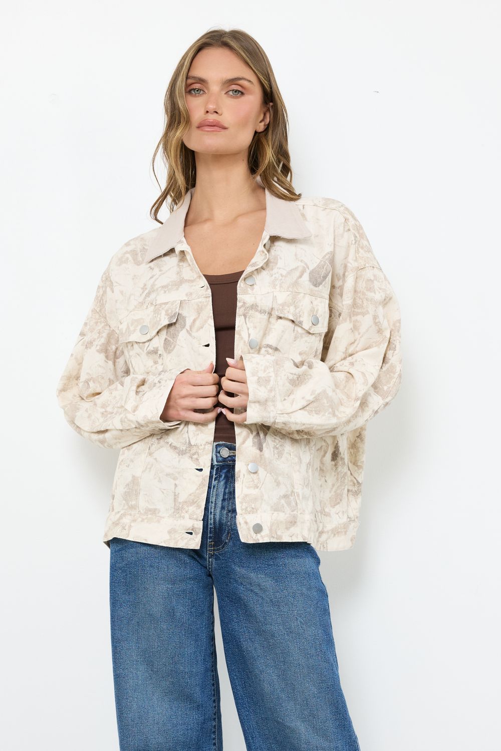 Inspired By SJ Cream Tan Jacket