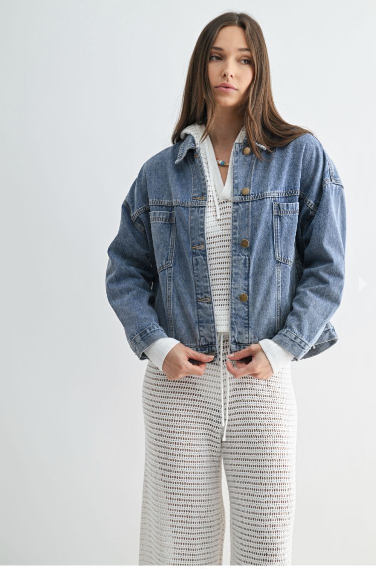 Grocery Shopping Medium Denim Jacket