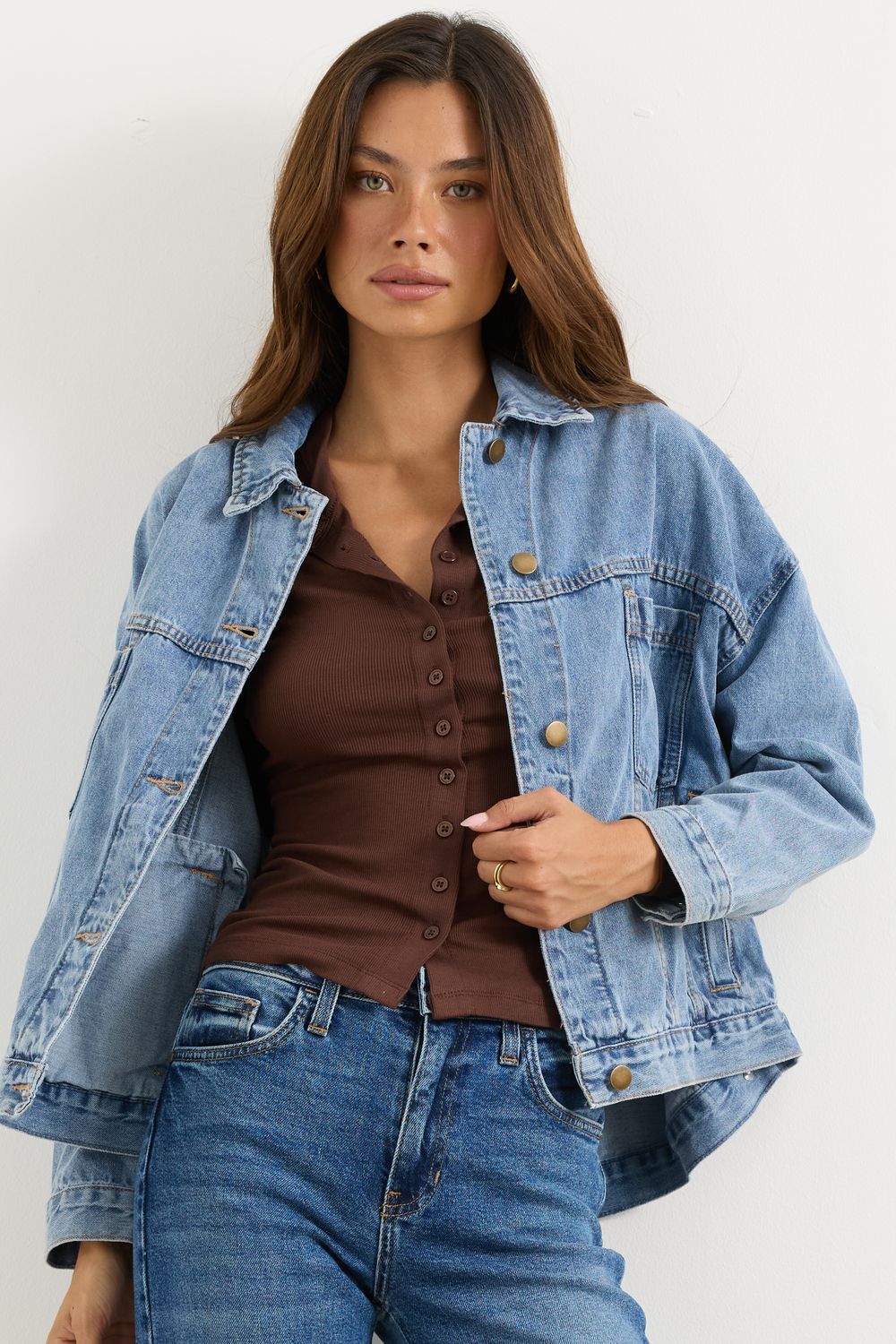 Grocery Shopping Medium Denim Jacket