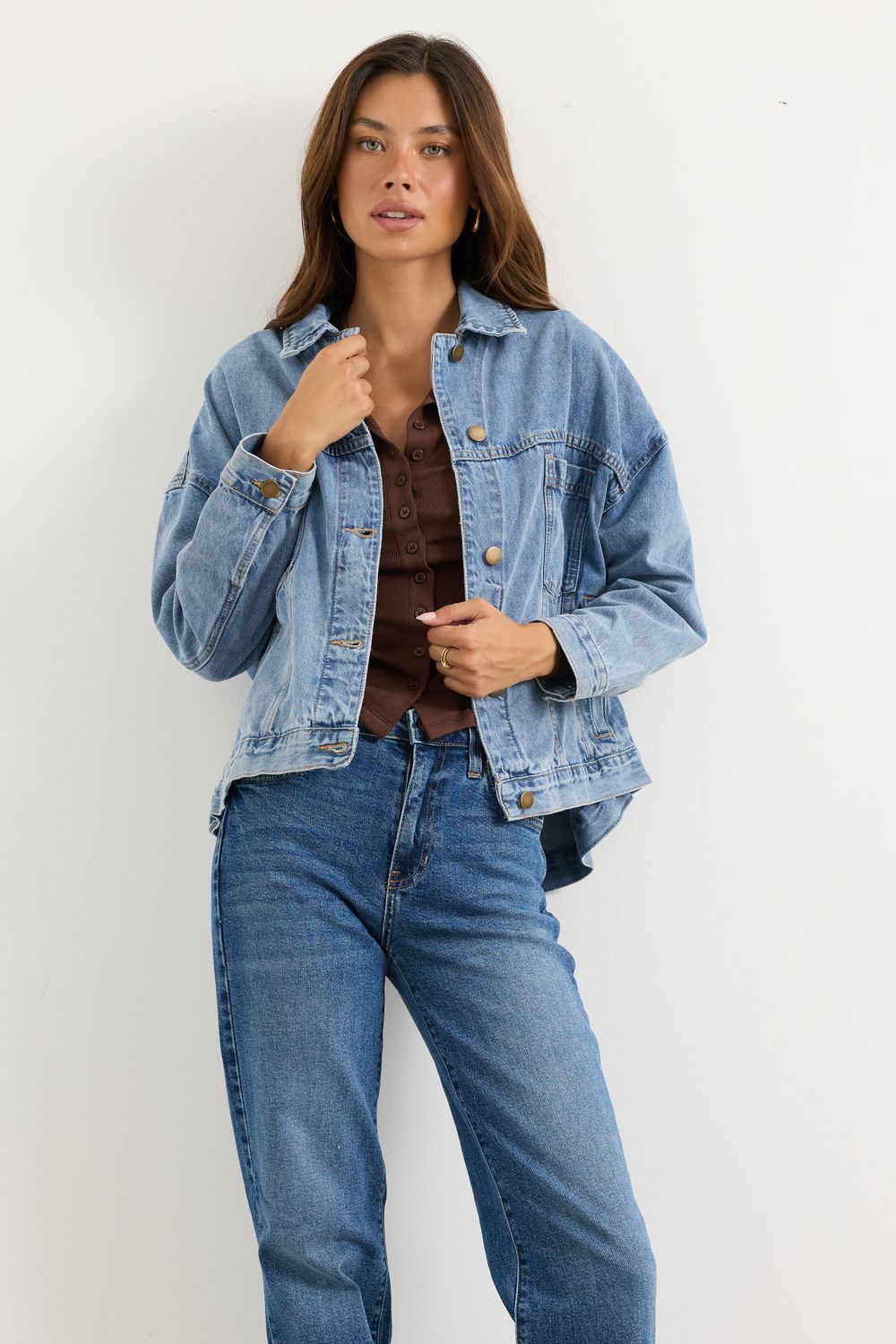 Grocery Shopping Medium Denim Jacket
