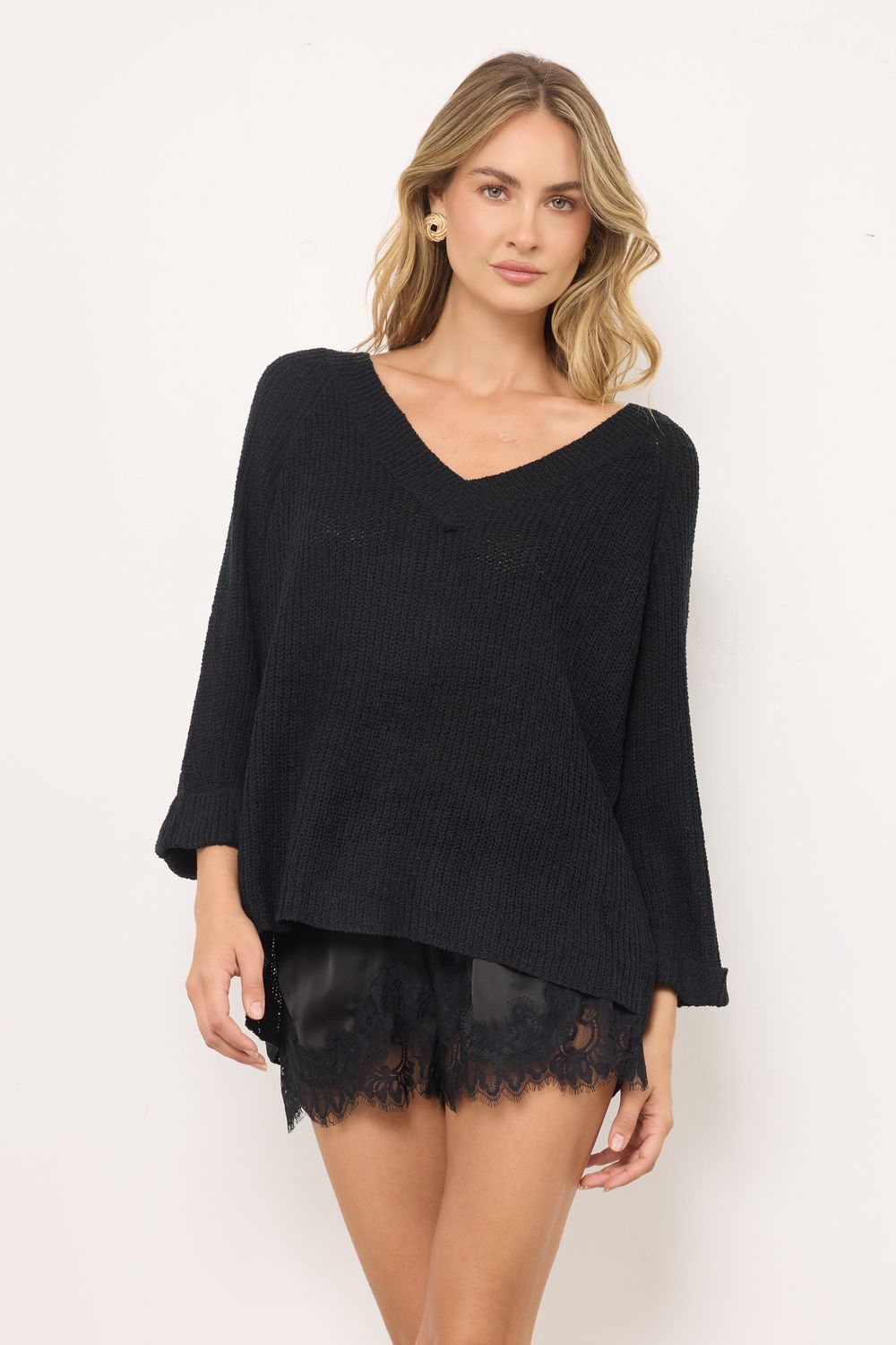 Nobody Knows Black Shorts