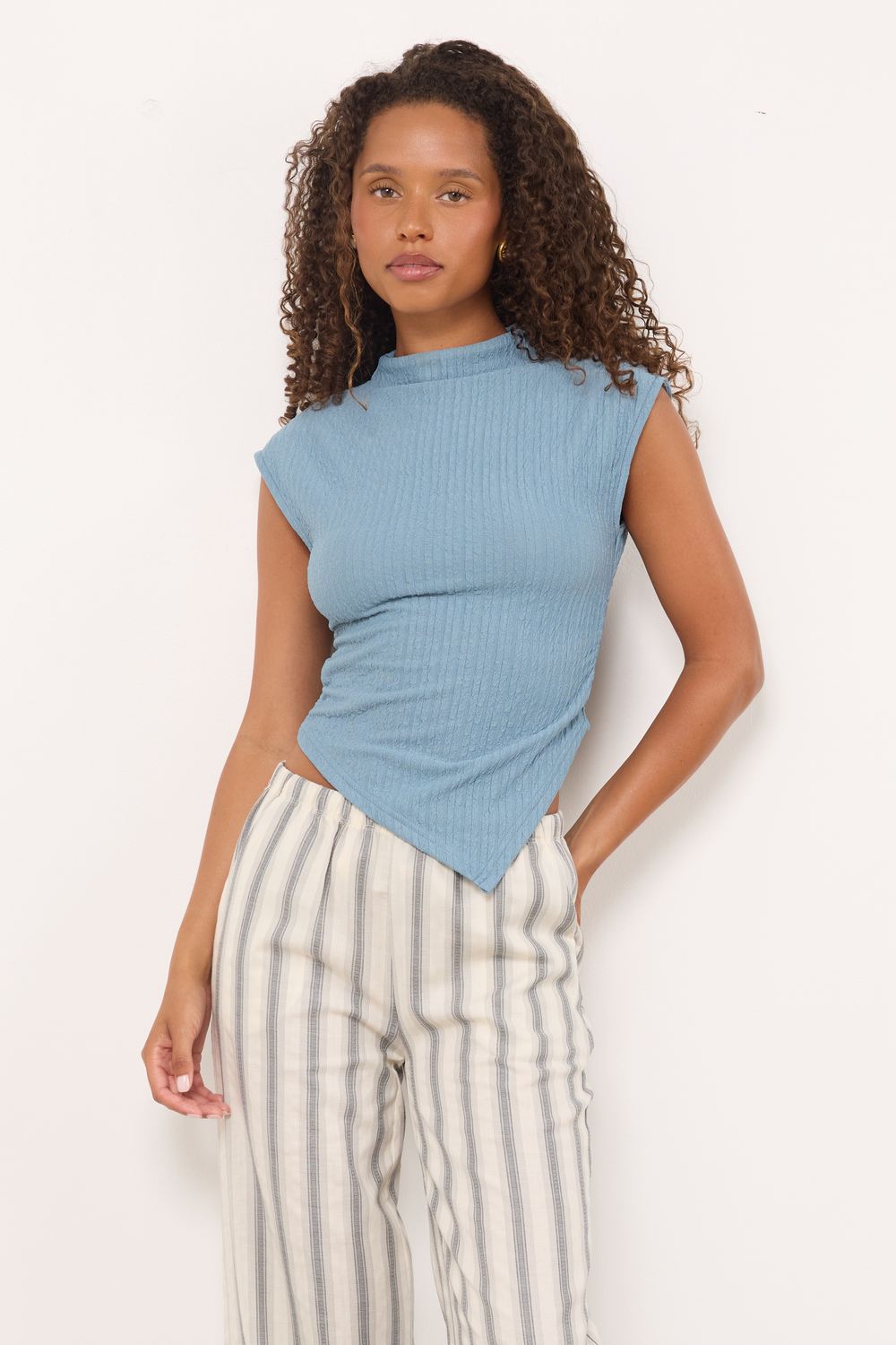 Mirage Light Teal Top