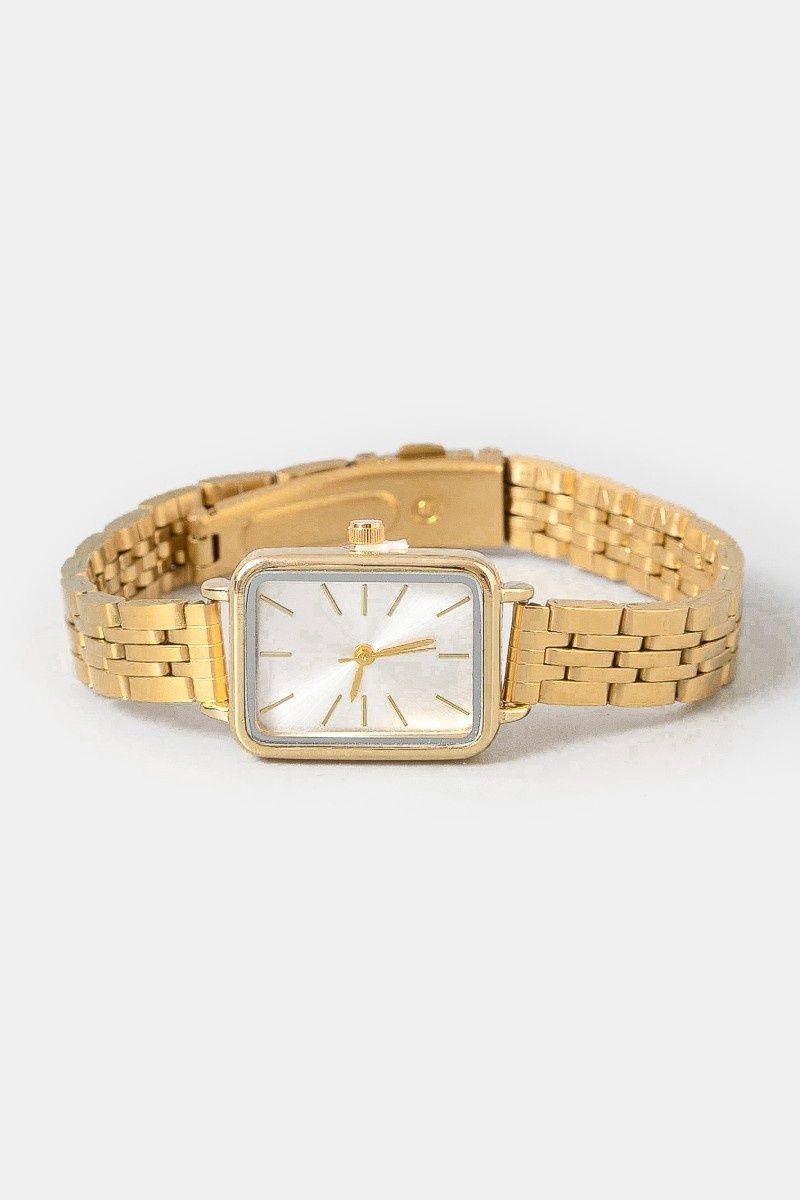 Assembly Row Gold White Watch (FINAL SALE)