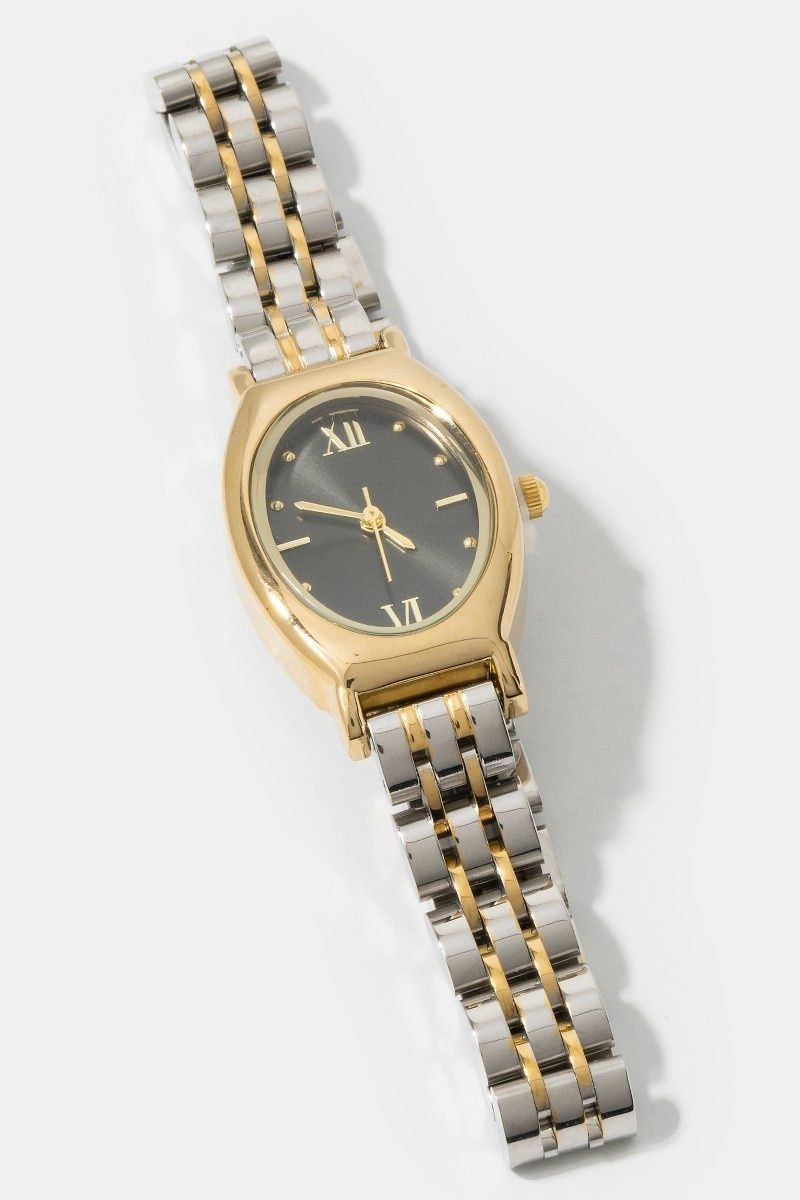 Charleston Gold Silver Black Watch (FINAL SALE)