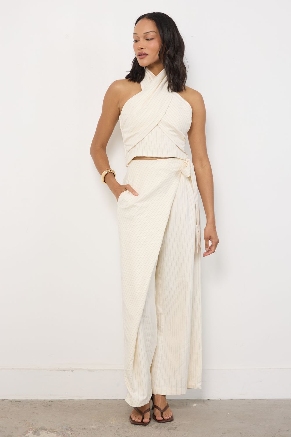 Under Wraps Ivory Pants