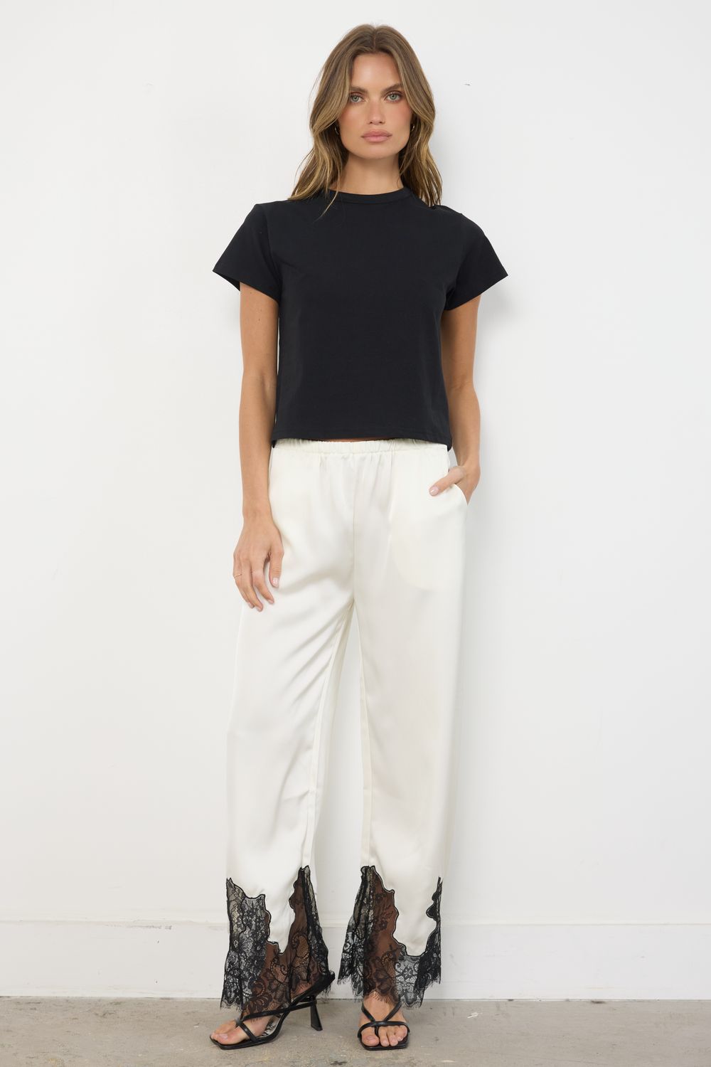 Slumber Party Cream Pants