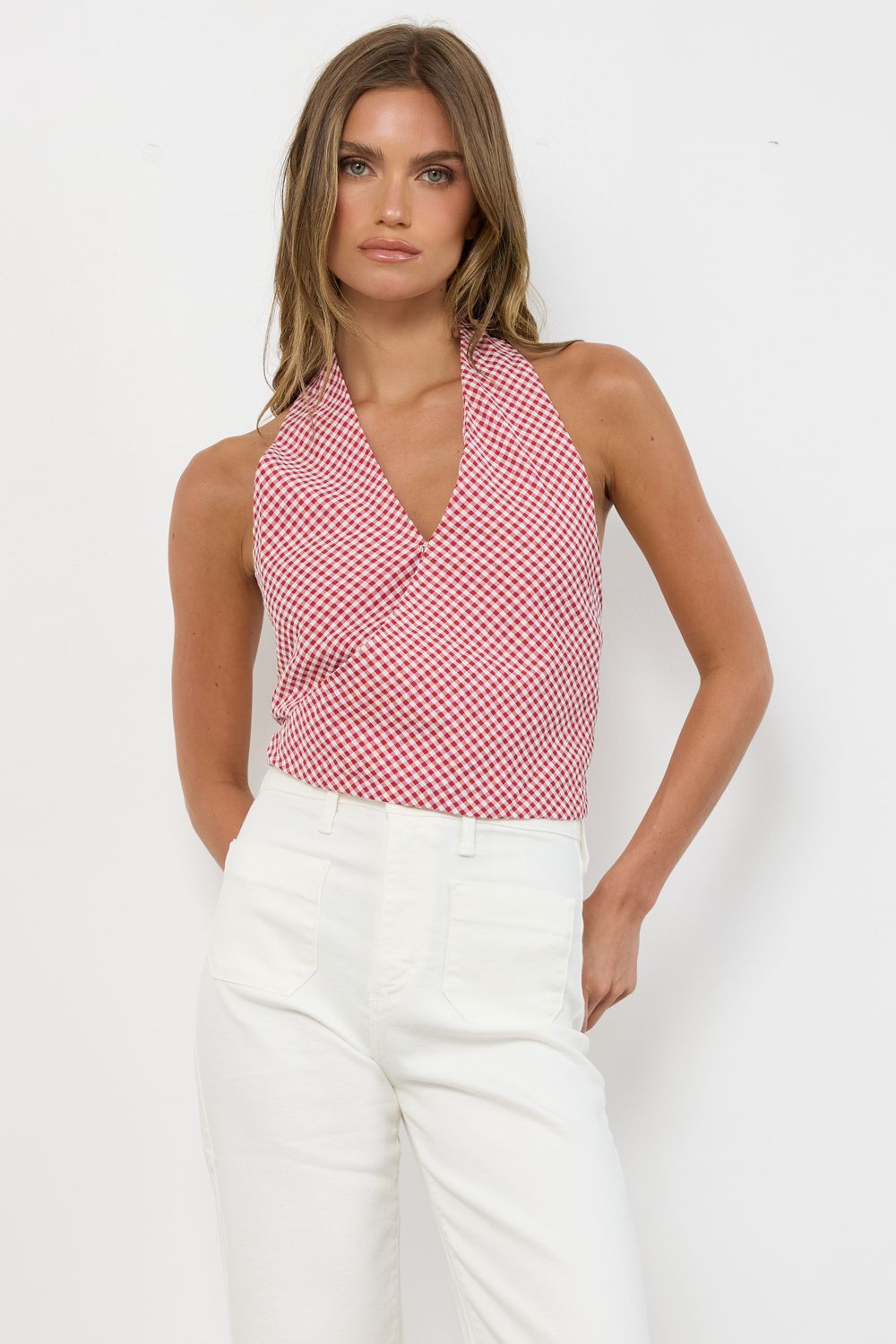 It Doesn't Matter Red White Top