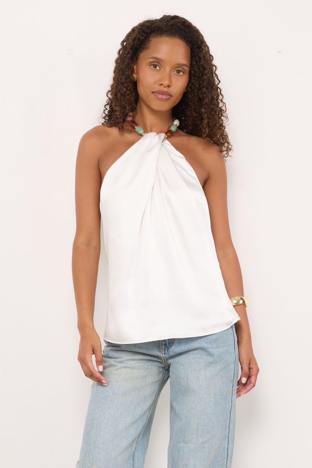 Chicken Burrito Ivory Top