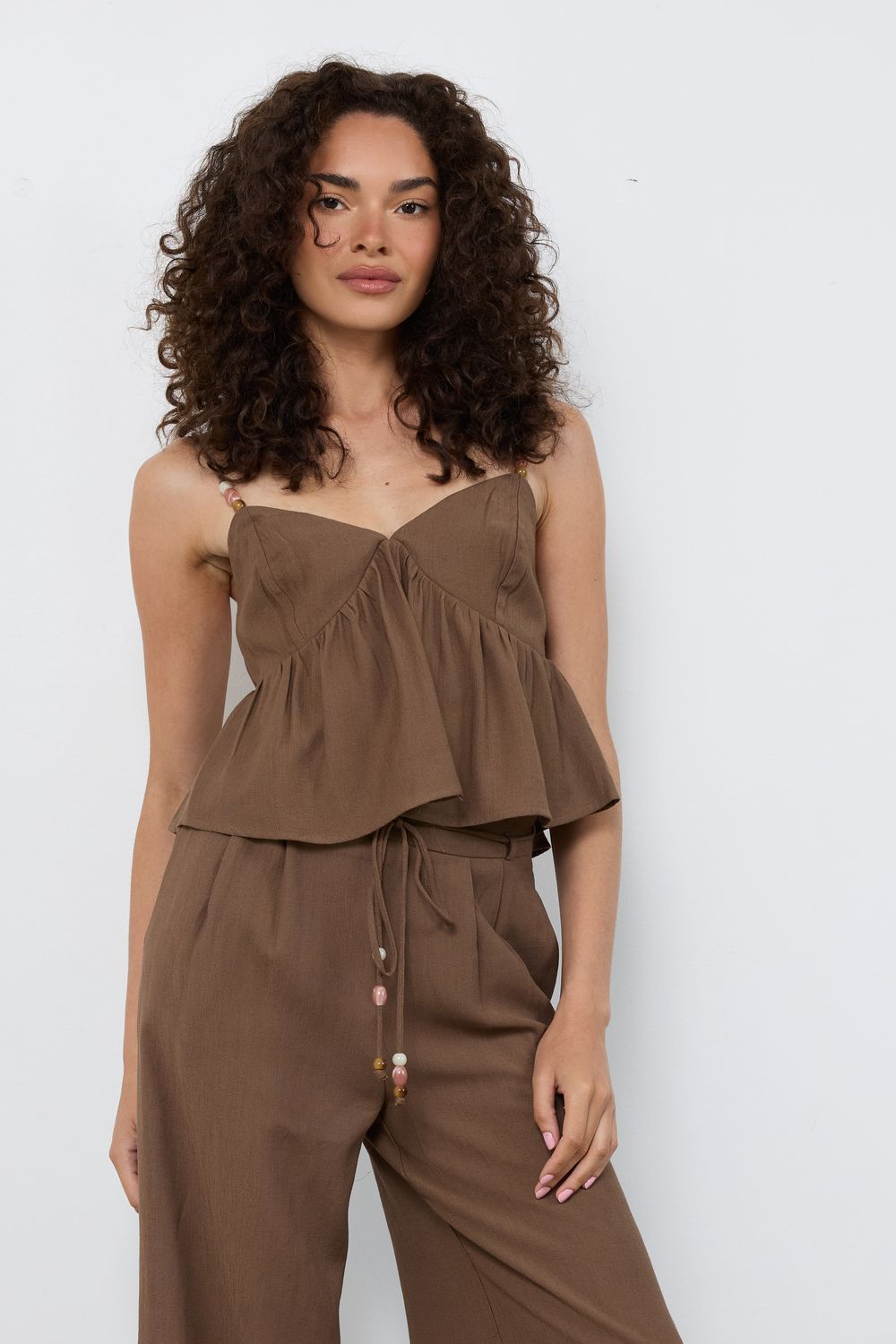 Lisbeth Brown Top