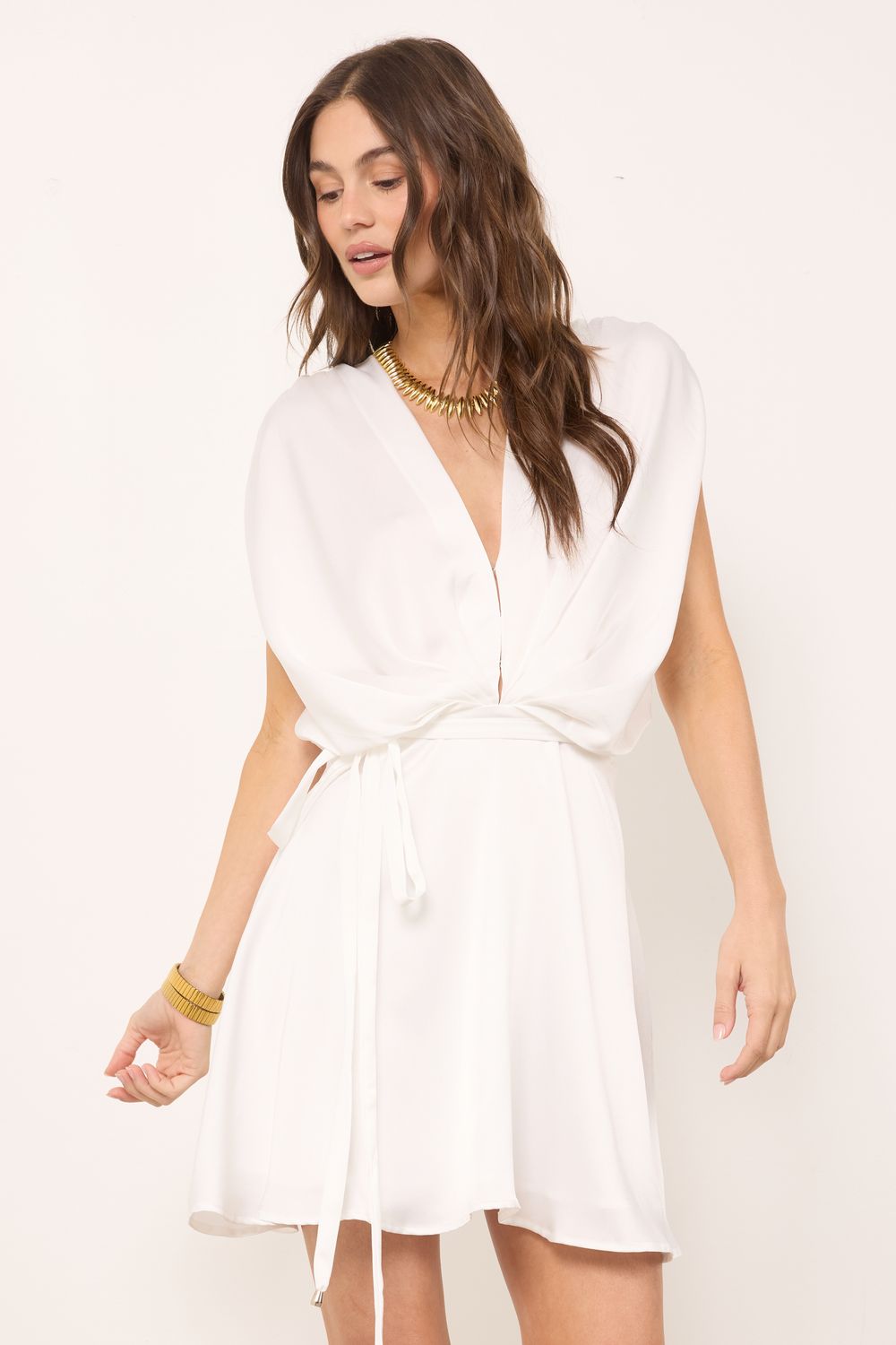 Snooze the Alarm White Dress