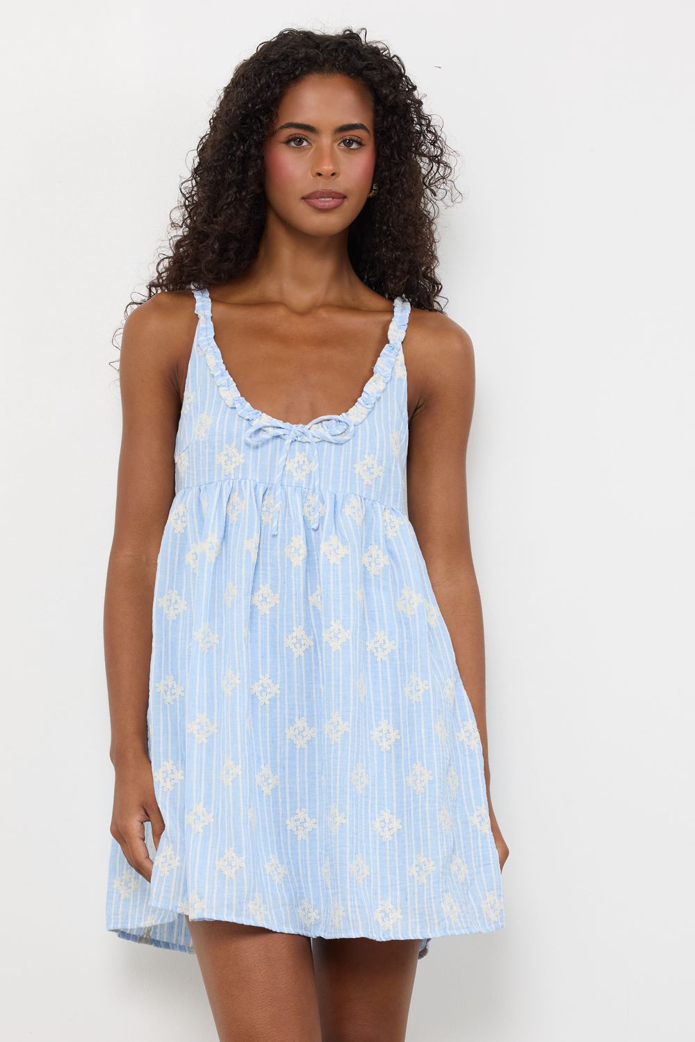 Bring On the Dancing Blue Ivory Dress