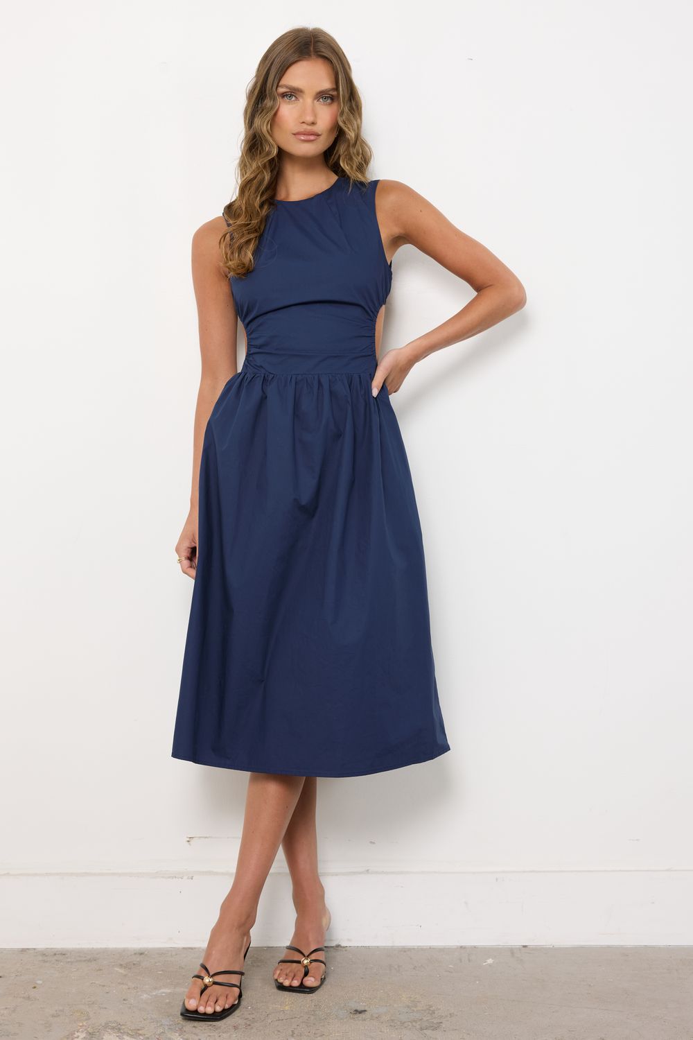 Laurie Navy Dress