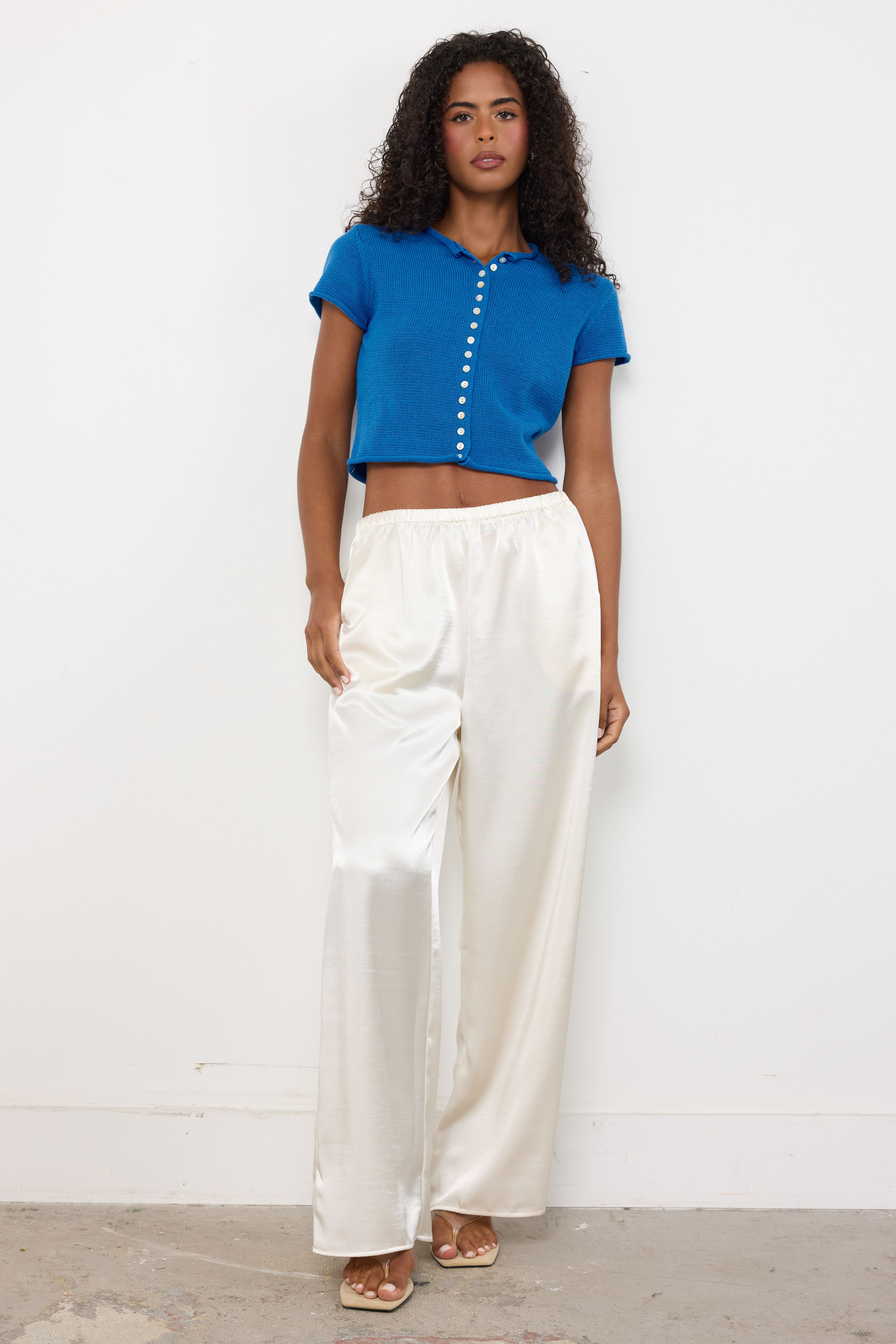 La Reina Ivory Pants