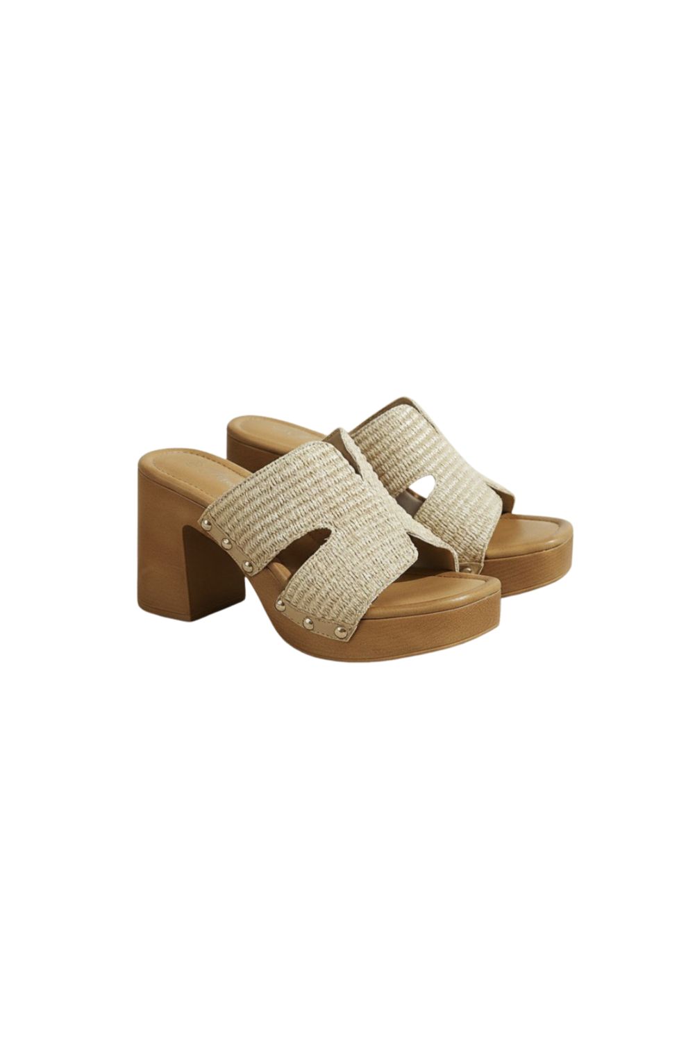 So Long London Raffia Heel