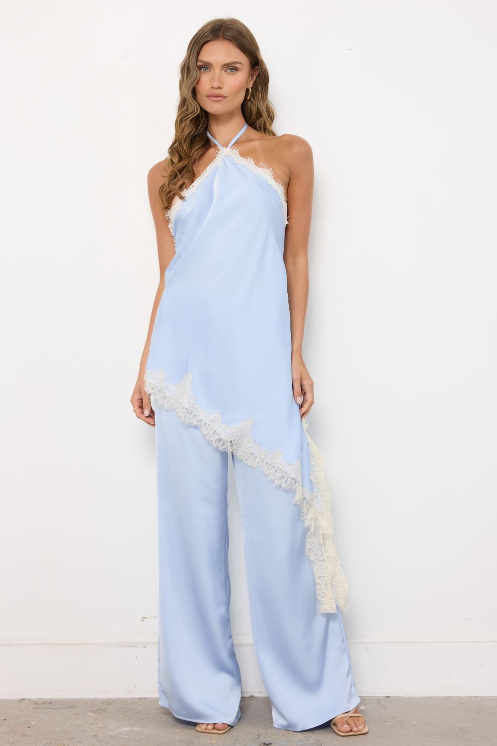 Victoria Light Blue Jumpsuit