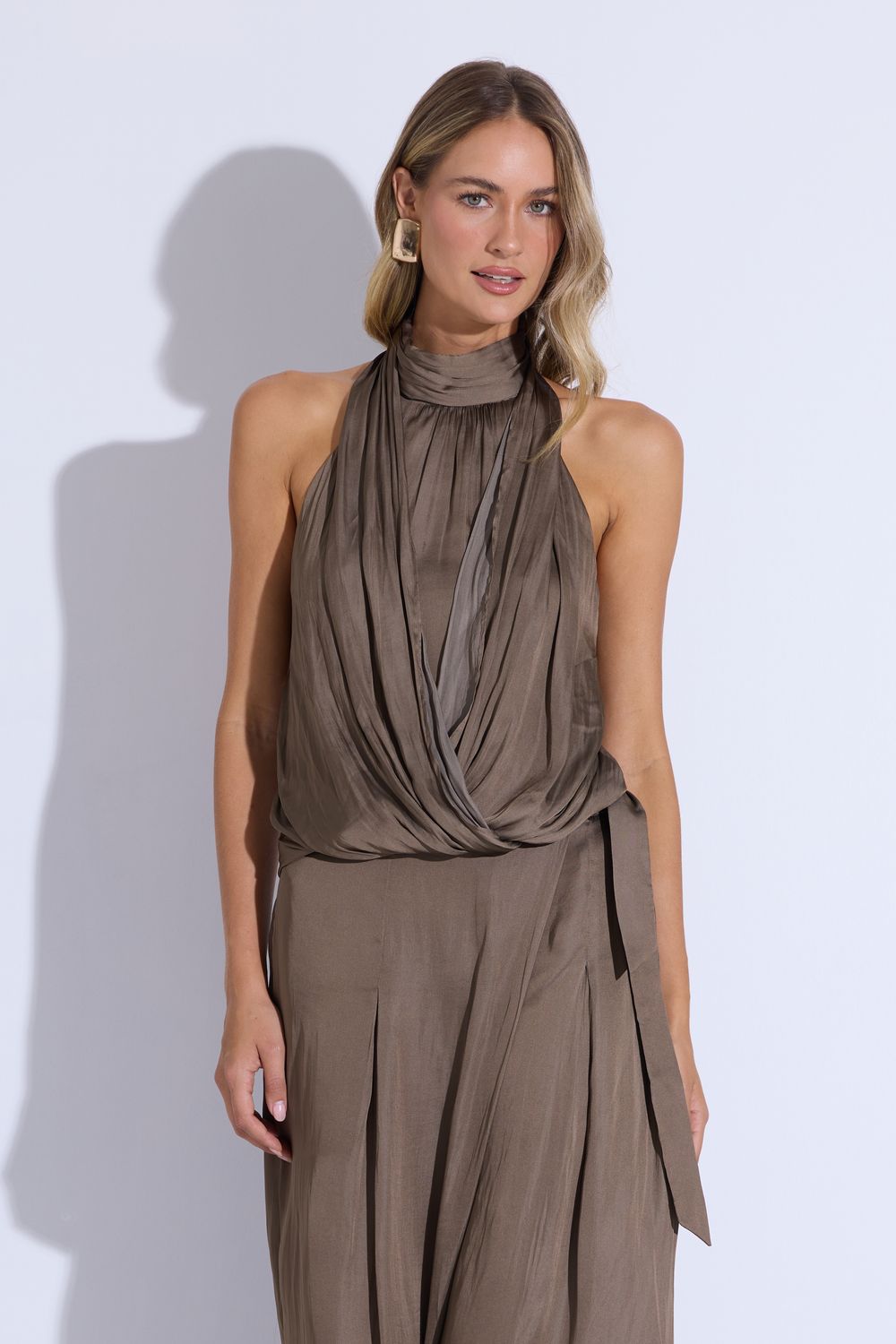 Parmida Olive Top
