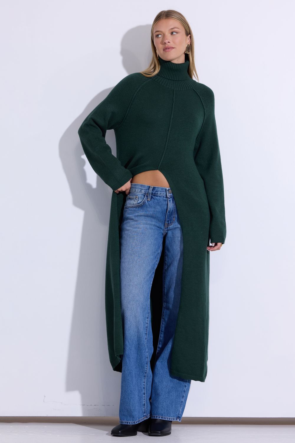 Going Far Pine Knit Top