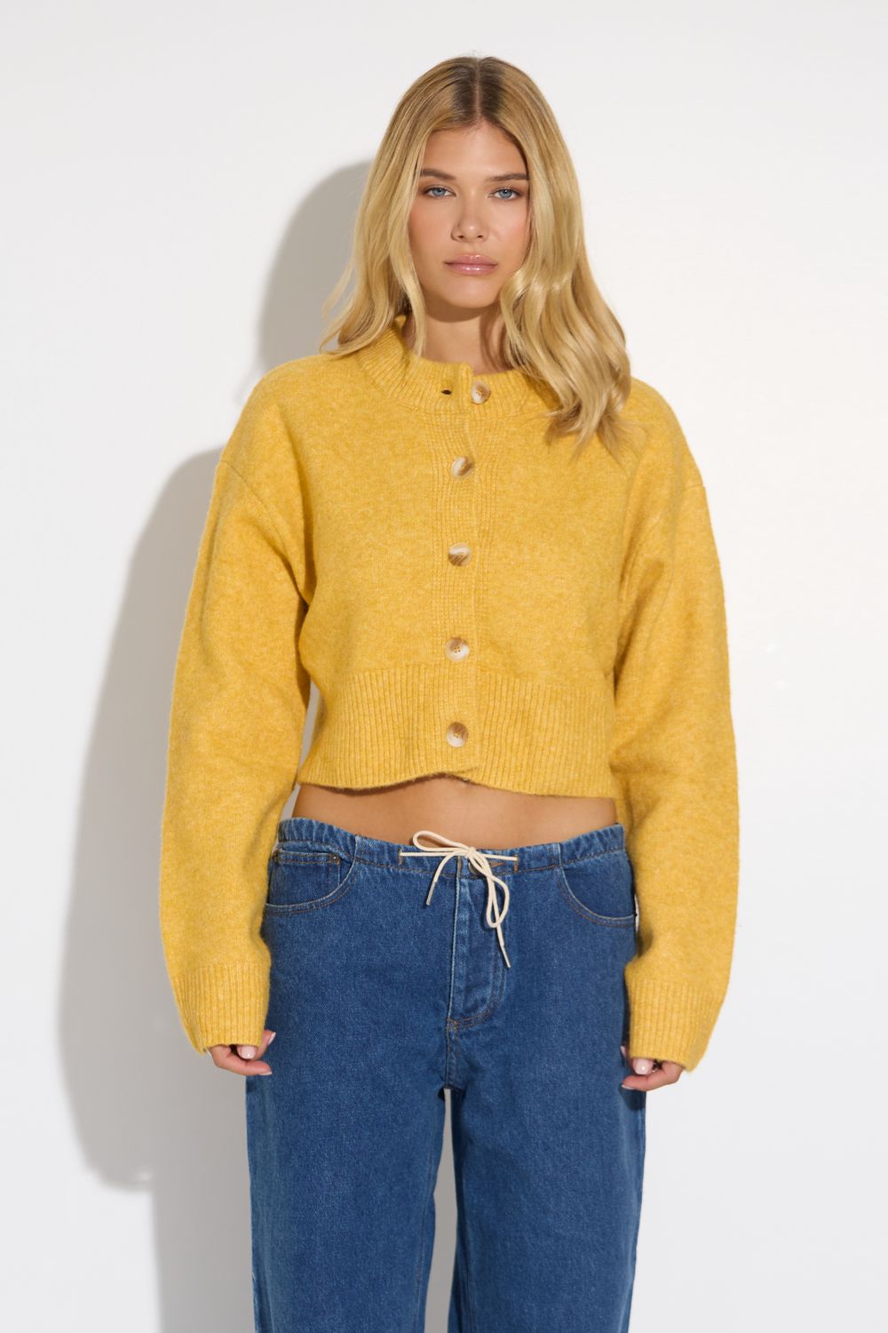 I Just Might Mustard Cardigan