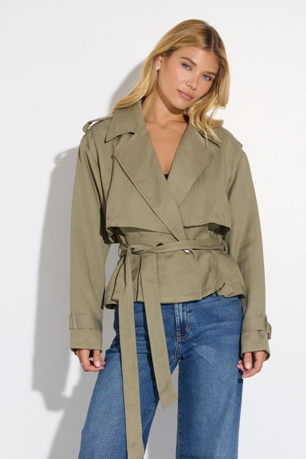 Alexandria Dark Olive Jacket